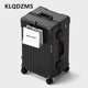 thumbnail image 2 of KLQDZMS Bolsa de viaje para equipaje Caja de embarque con marco de aluminio de 20 pulgadas 24 "26" 28 "Cubierta de carrito de gran capacidad Maleta de cabina de 30 "32", 2 of 4
