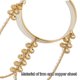 thumbnail image 3 of Joyería del puño del brazo para las mujeres, pulsera de la cadena del brazo de la borla de la joyería de las bandas del brazo de la joyería del brazo superior ajustable, 3 of 5