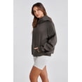 thumbnail image 4 of Sudaderas con capucha Anoumcy Comfort de forro polar de gran tamaño con capucha gris S, 4 of 6