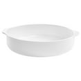 thumbnail image 4 of PTOOTP White Ceramic Round Baking Dish with Handles Oven Safe Cookware Set 1 Piece, 4 of 8