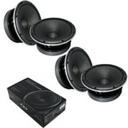 2 x Pair of Deaf Bonce 6.5" 720W 4 Ohm Mid Range Speakers Apocalypse Series New