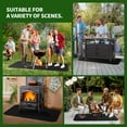 thumbnail image 7 of PureWellness Large 65x48in Under Grill Mats, Double-Sided Fireproof Grill Pad Mat, Indoor Fireplace/Fire Pit Mat, Waterproof Heat Resistant Protector for Decks Outdoor & Patios, with 2pcs BBQ Glove, 7 of 7