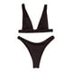 thumbnail image 3 of WILLBEST Traje de Baño Mujer Natacion Traje de Baño de Dos Piezas para Mujer Bikini de Color Sólido, 3 of 4