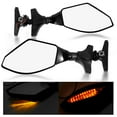thumbnail image 1 of 2Pcs Motorcycle Rearview Mirror Compatible with 1995-2009 YZF 600 Clear Motorbike Side Rearview Mirror with LED Amber Light Safe Back Side Mirror for Motorcycle, 1 of 10