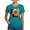 Teal, variant on CafePress - Sunflower T Shirt - Womens Tri-blend T-Shirt