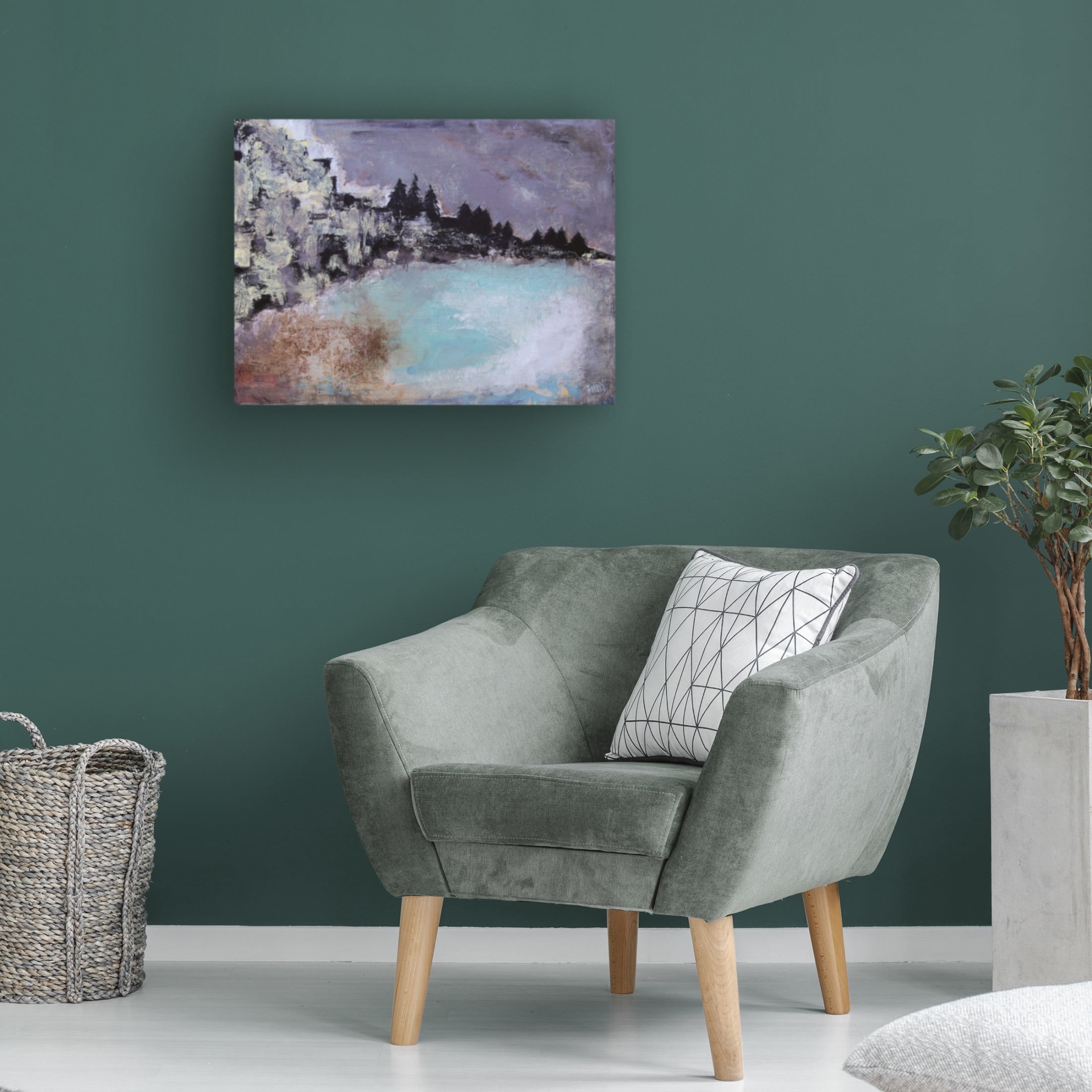 Canvas Wall Art - Nicole Dietz 'Coasting Home' Wall Art for Living Room, Bedroom, or Office Décor by Trademark Fine Art - 32 x 24 Inches