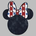 thumbnail image 2 of Women's Minnie Mouse Americana Bow Logo Graphic T-Shirt, 2 of 4