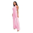 thumbnail image 2 of TTUHYWXI Women Cocktail Party Romper Fashion Sequin Clubwear Jumpsuit Sexy Off Shoulder Sleeveless Bodycon Rompers Overalls (Gold, L), 2 of 7