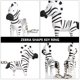 thumbnail image 4 of 2pcs Forma de cebra LED sonido y llaveros brillantes colgantes clave (estilo aleatorio), 4 of 5