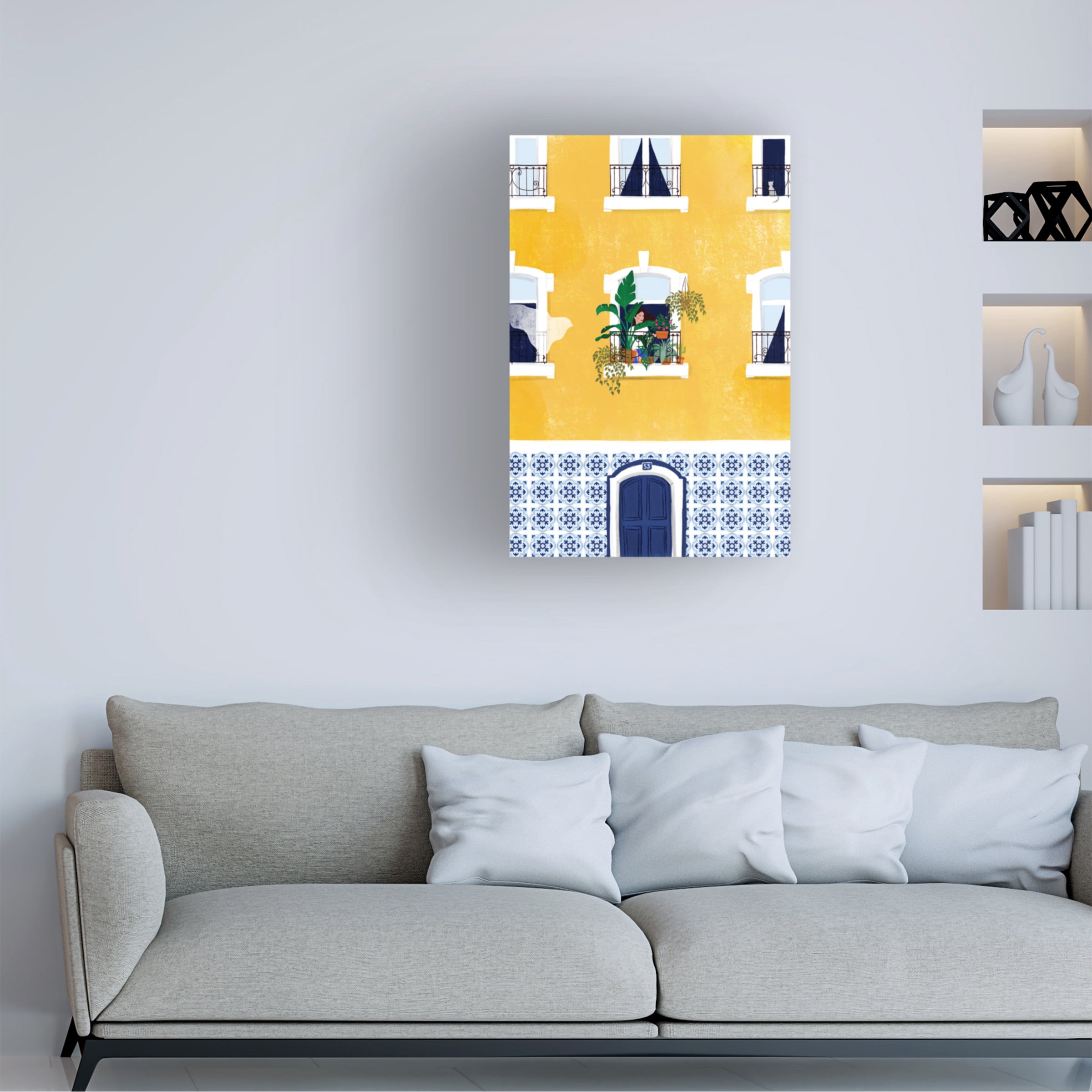 Maja Tomljanovic 'Lisbon' Canvas Art