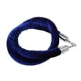 thumbnail image 2 of 1.5m Velvet Rope Crowd Control Stanchion Line Barrier for Post Queue Line Barrier Blue, 2 of 9