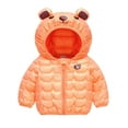 thumbnail image 3 of WIBACKER Winter Down Coats for Toddler Boys Girls Light Puffer Padded Jacket Bear Hoods Baby Outerwear, 3 of 13