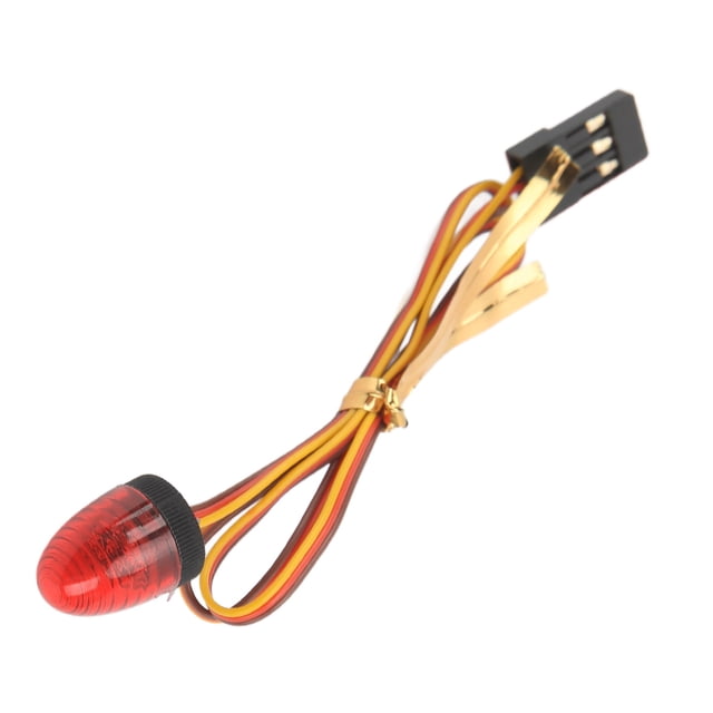 Rc RC Car Alarming Light 5 Light Modes High Simulation Round Compact 10x15mm LED Warning Light for 1/10 RC Car
