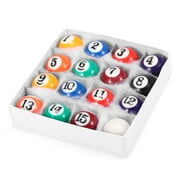 ametoys 25MM / 38MM Billiards Table Balls Set Resin Small Pool Cue Balls Full Set