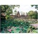 thumbnail image 1 of Cuadro Decorativo - Estanque de flores de Bali Jr  Impresión en canvas, estrechado., 1 of 2