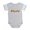 Heather Gray, variant on CafePress - Alaska Rbw Txt - Cute Infant Baby Football Bodysuit