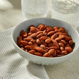 Great Value Roasted Salted Almonds 14 oz Whole Nuts with Sea Salt ...