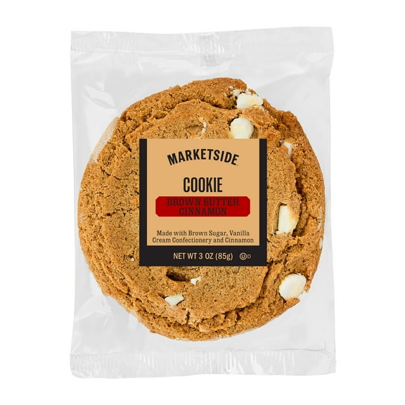 Marketside Brown Butter Cinnamon Baked Holiday Cookie, 3 oz