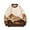 Coffee, variant on Fesfesfes Men Round Neck Long Sleeve Shirt Tie-dyeing Mountain Print Sweater Pullover Knit Top
