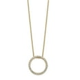 thumbnail image 2 of Auriga Fine Jewelry 14K Yellow Gold 1.5 mm Lab Grown Diamond Circle Necklace for Women 18", 2 of 5