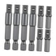 thumbnail image 2 of 8 adaptadores de vástago hexagonal de 1/4" a cuadrado para herramientas eléctricas. Adaptadores de taladro resistentes de 1/4" para taladros, 2 of 8