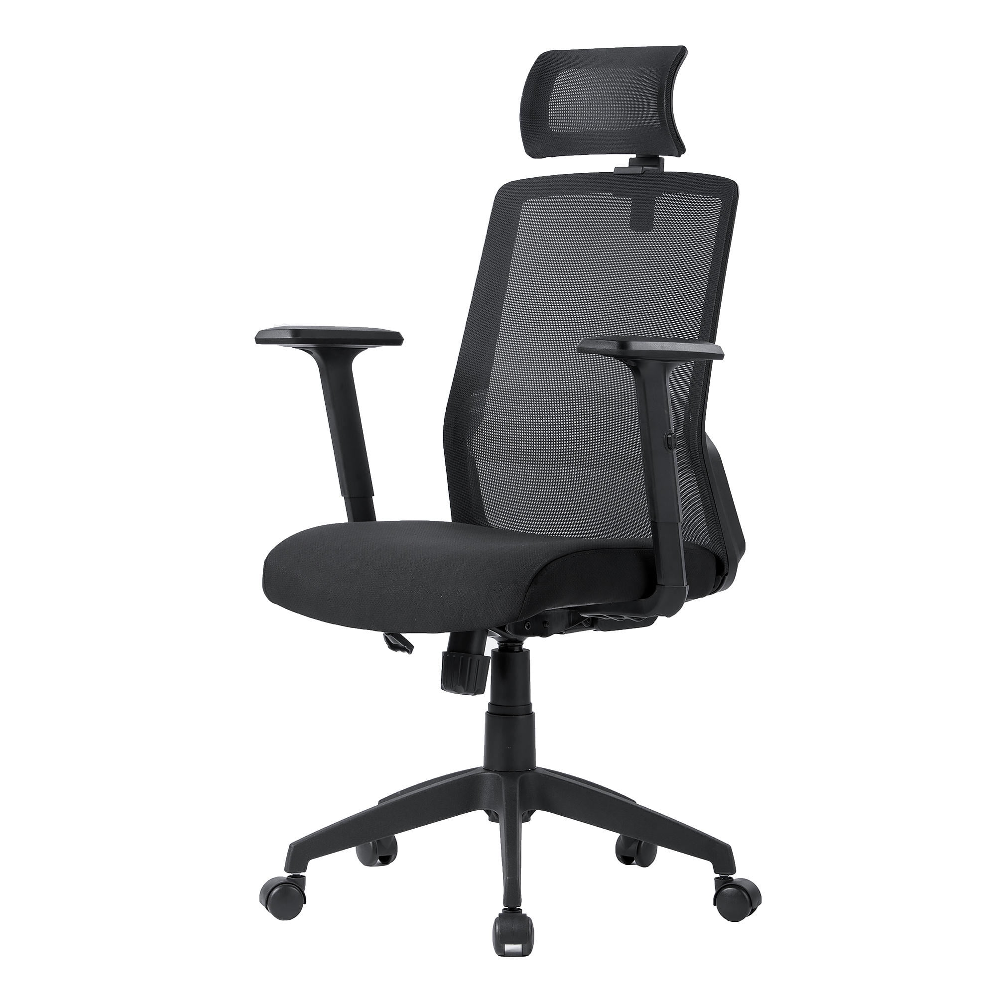 Moustache Ergonomic Mesh Office Chair with Adjustable Headrest and