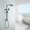 thumbnail image 6 of Fennocasa Polaris 3 Rainfall Shower Head with 3-Setting Handheld Shower Spray Combo, 2.5 GPM Chrome, 6 of 11