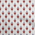 thumbnail image 1 of oneOone Cotton Cambric Red Fabric Ikat Sewing Fabric By The Yard Printed Diy Clothing Sewing Supplies 56 Inch Wide, 1 of 6