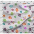 thumbnail image 2 of Soimoi Easter Printed, Cotton Satin Spandex, Sewing Fabric by The Yard 54 Inch Wide, Decorative Fabric for Dresses and Home Accents, Multicolor, 2 of 5