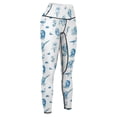 thumbnail image 6 of Rent-Free Blackbeard Sketches - blue Leggings Pants sport harem pants workout clothes for legings for fitness Womens Leggings, 6 of 6