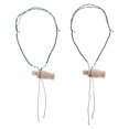thumbnail image 1 of lionlar 2 Pcs Wooden Essential Oil Diffuser Necklace Aromatherapy Perfume Necklace, 1 of 6