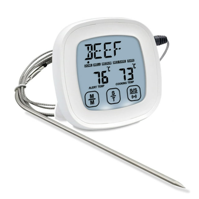 CEHVOM LCD Digital Cooking Food Meat Smoker Oven Kitchen BBQ Grill Thermometer