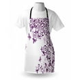 thumbnail image 3 of Mauve Apron Classic Twiggy French Styled Lilium Floral Branch Lovely Swirls Design Artwork Print, Unisex Kitchen Bib Apron with Adjustable Neck for Cooking Baking Gardening, Violet, by Ambesonne, 3 of 3
