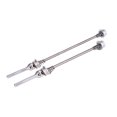 thumbnail image 1 of Soidarity 1 par ZTTO bicicleta pincho portátil profesional Universal liberación rápida anodizado bicicleta pinchos parte 74mm/130mm plata Type2 NO2 Soidarity OD003324-04, 1 of 6