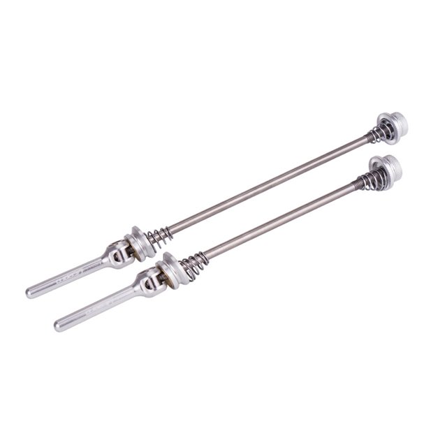 Soidarity 1 par ZTTO bicicleta pincho portátil profesional Universal liberación rápida anodizado bicicleta pinchos parte 74mm/130mm plata Type2 NO2 Soidarity OD003324-04