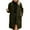 Army Green, variant on Winter clothing for women Plus Size Coat For Autumn Winter Warm Long Sleeve Outerwear With Button Closure And Pockets Full Length Comfortable Jacket