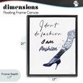 thumbnail image 4 of Stupell Industries Southwestern Trendy I Am Fashion Black Floating Frame Canvas Art, 17 x 21, by Svetlana Aleynikova, 4 of 8