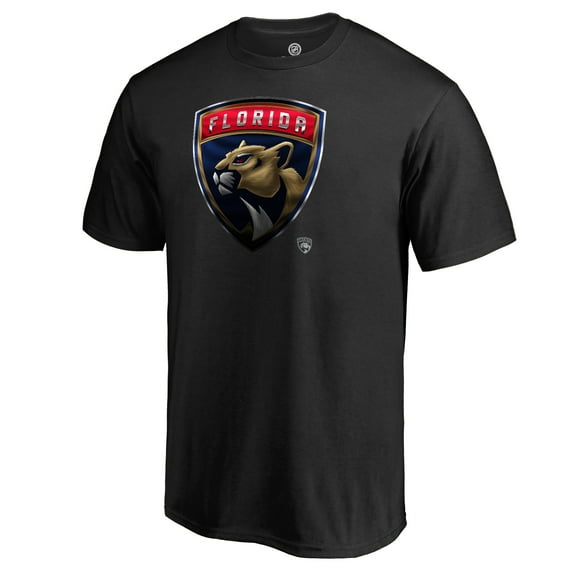Men's Florida Panthers Black Midnight Mascot T-Shirt
