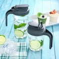 thumbnail image 2 of Mainstays Plastic Mason Jar Lids with Handles and Pour Spout, 2-Pack, Wide Mouth, Reusable, 2 of 19