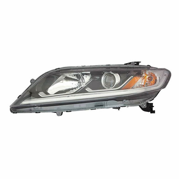 KAI New CAPA Certified Standard Replacement Driver Side Headlight Assembly, Fits 2016-2017 Honda Accord Coupe
