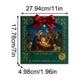thumbnail image 2 of Christmas Countdown Calendar for Birthday, 2D Flat Aircraft Box with 24PC Jesus Christmas Advent Calendar Blind Box with Double-Sided Printing, Religious Holiday Decor, 2 of 6