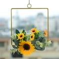 thumbnail image 2 of Guozer Sunflower Wreath Decoration 1PCS Fence Decorative Hanging Wreath Fall and Summer Decorative Door Hanging, 2 of 2