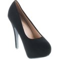 thumbnail image 7 of Forever Link Women's Sunset-89 Suede Closed Toe Dress Pumps, 7 of 7