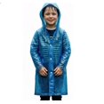 thumbnail image 1 of Impermeable Portátil Para Exteriores Poncho Para Niños 115cm azul cielo 115 cm, 1 of 7