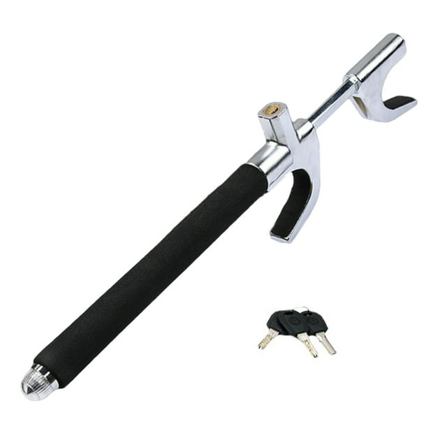 Car Steering Wheel Lock, The Anti Theft Device For Cars, Universal Car Steering Wheel Lock, Adjustable Vehicle Anti-theft Lock With 3 Keys And Safety