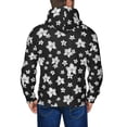 thumbnail image 5 of Zip Up Hoodies for Men - orchid plumeria flower Long Sleeve Comfrt Men'S Fashion Hoodies & Sweatshirts, Jackets for Men Hoodies Pullover Clothing Clothes with Pouch, 5 of 5