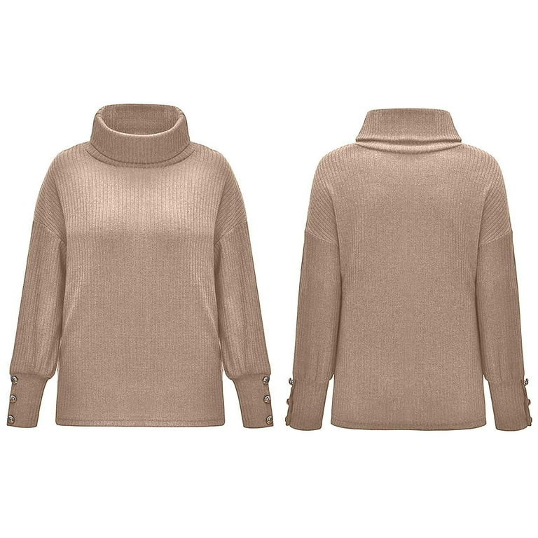 トップス Premium Tencel Spread Neck Sweater Tenddaily Sweaters, Women's Oversized Cowl Neck Sweater