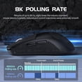 thumbnail image 6 of ATTACK SHARK R6 39g Superlight Optical Gaming Mouse, Wireless 8K, MCU Nodic 52840, Adjustable DPI 42000, for Win11/Xbox/PS/Mac, Black, 6 of 10