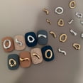 20pcs Retro Metallic Silver Circle Nail Charms - Irregular Shape Nail ...