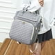 thumbnail image 2 of Mochila Bolsa de pañales portátil Mochila de gran capacidad Bolsa de lactancia para bebés de viaje resistente al agua Bolsa de mamá con puerto de carga USB Correas de cochecito 3 bolsillos térmicos pa, 2 of 8